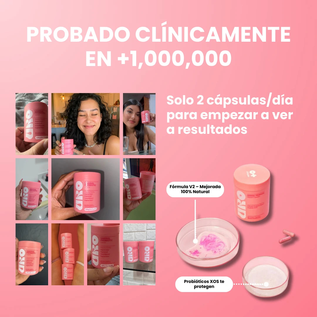 URO Vaginal Probiotic – Método VivaFlora™