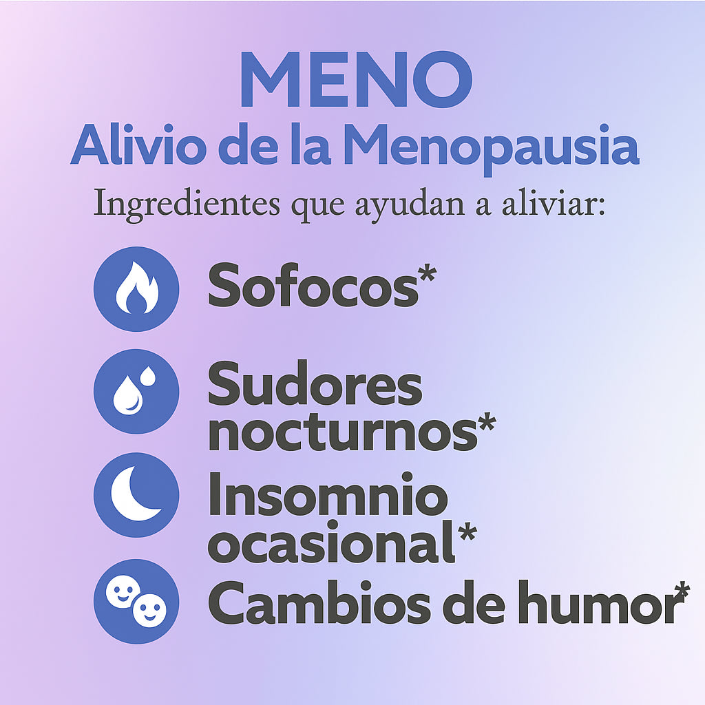 Meno – Suplemento Natural para la Menopausia