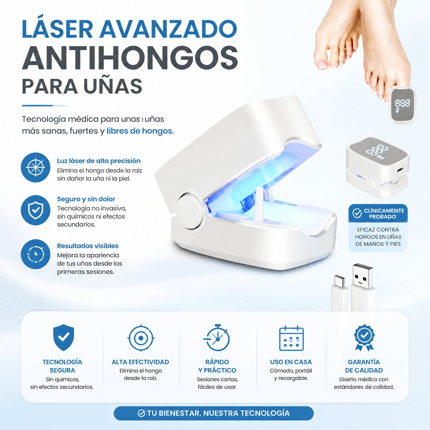 NailPro™ — Láser Anti-Hongos