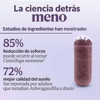 Meno – Suplemento Natural para la Menopausia