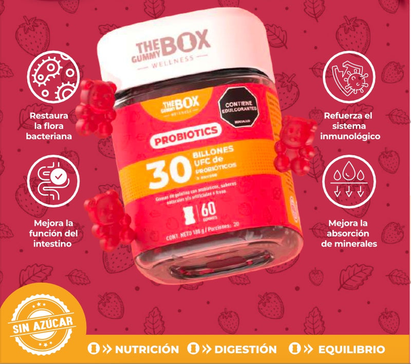 🎉 BLACK FRIDAY 🎉 - GOMAS PROBIOTICOS THE GUMMY BOX