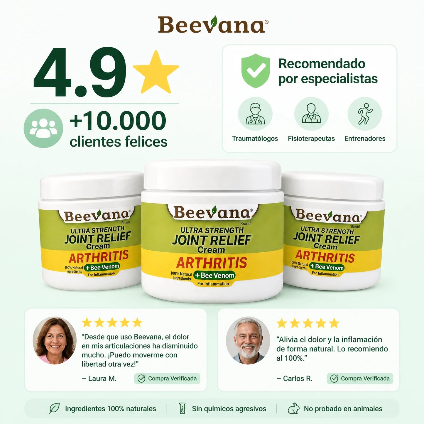Beevana – Crema Regeneradora para Articulaciones