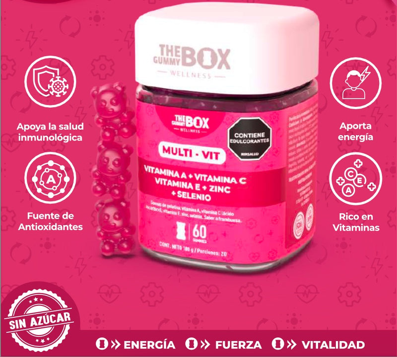 🎉 BLACK FRIDAY 🎉 - GOMAS MULTIVITAMINICO THE GUMMY BOX