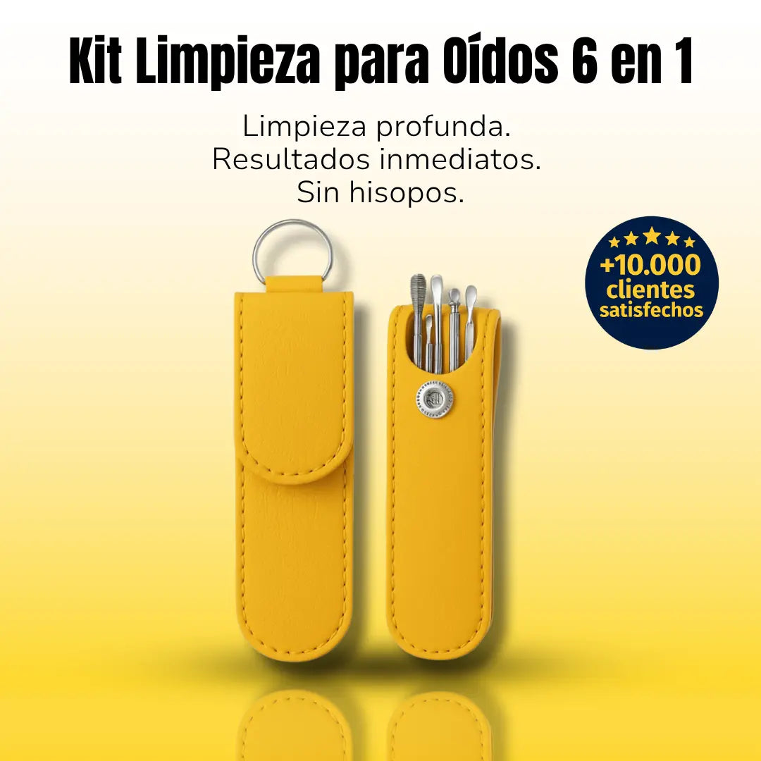 Kit Profesional 6 en 1 de Limpieza de Oídos BonAlivio