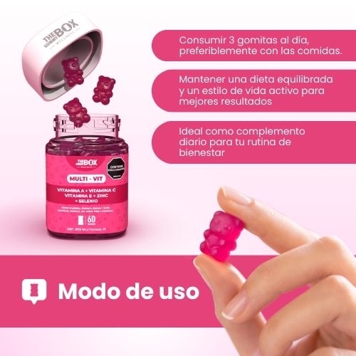 🎉 BLACK FRIDAY 🎉 - GOMAS MULTIVITAMINICO THE GUMMY BOX