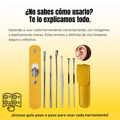Kit Profesional 6 en 1 de Limpieza de Oídos BonAlivio