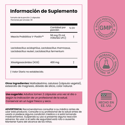 URO Vaginal Probiotic – Método VivaFlora™