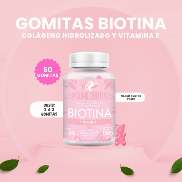 🎉 BLACK FRIDAY 🎉 - Gomitas Biotina + Vitamina E x 60 unid