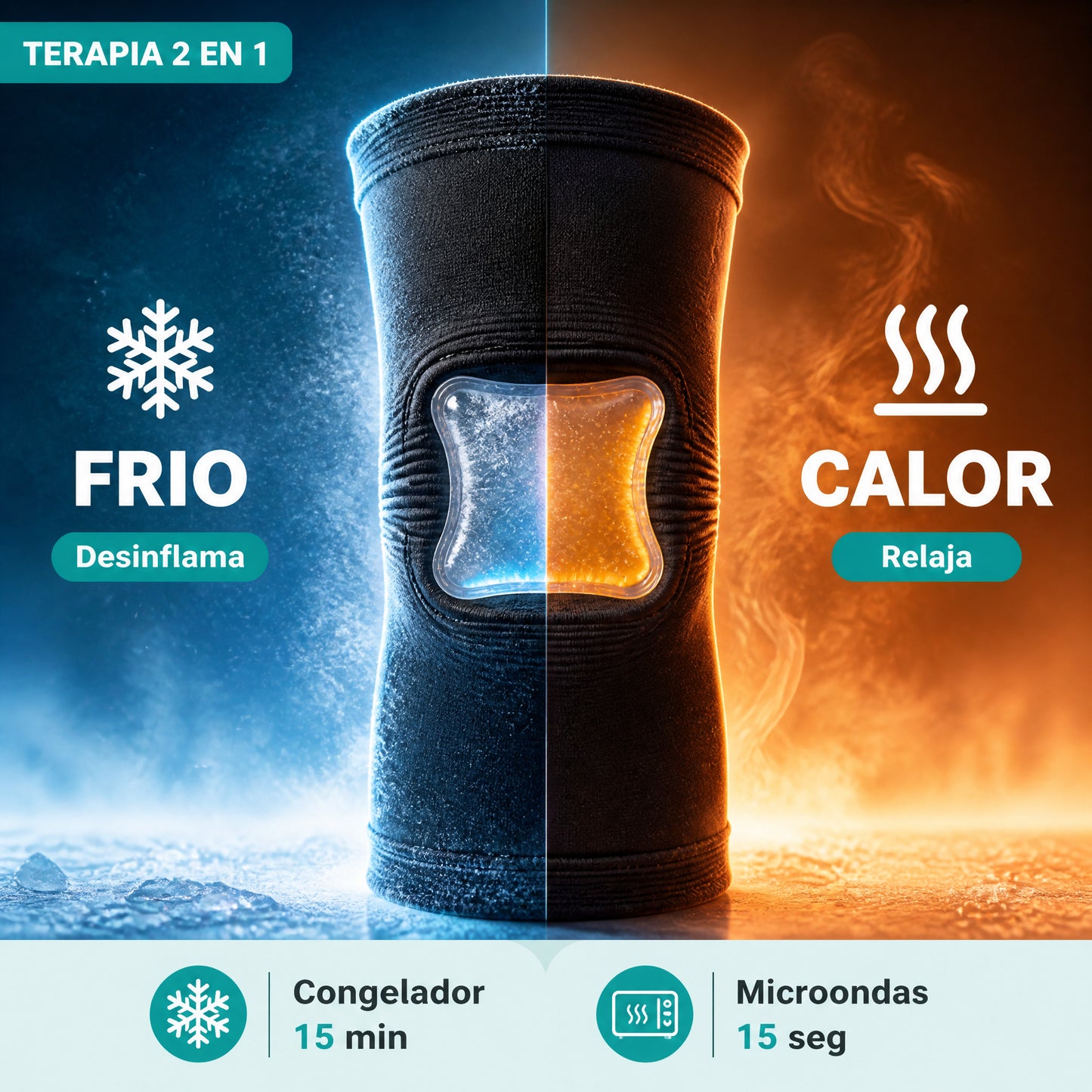 Rodillera de Gel Térmico 2 en 1 – Frío & Calor
