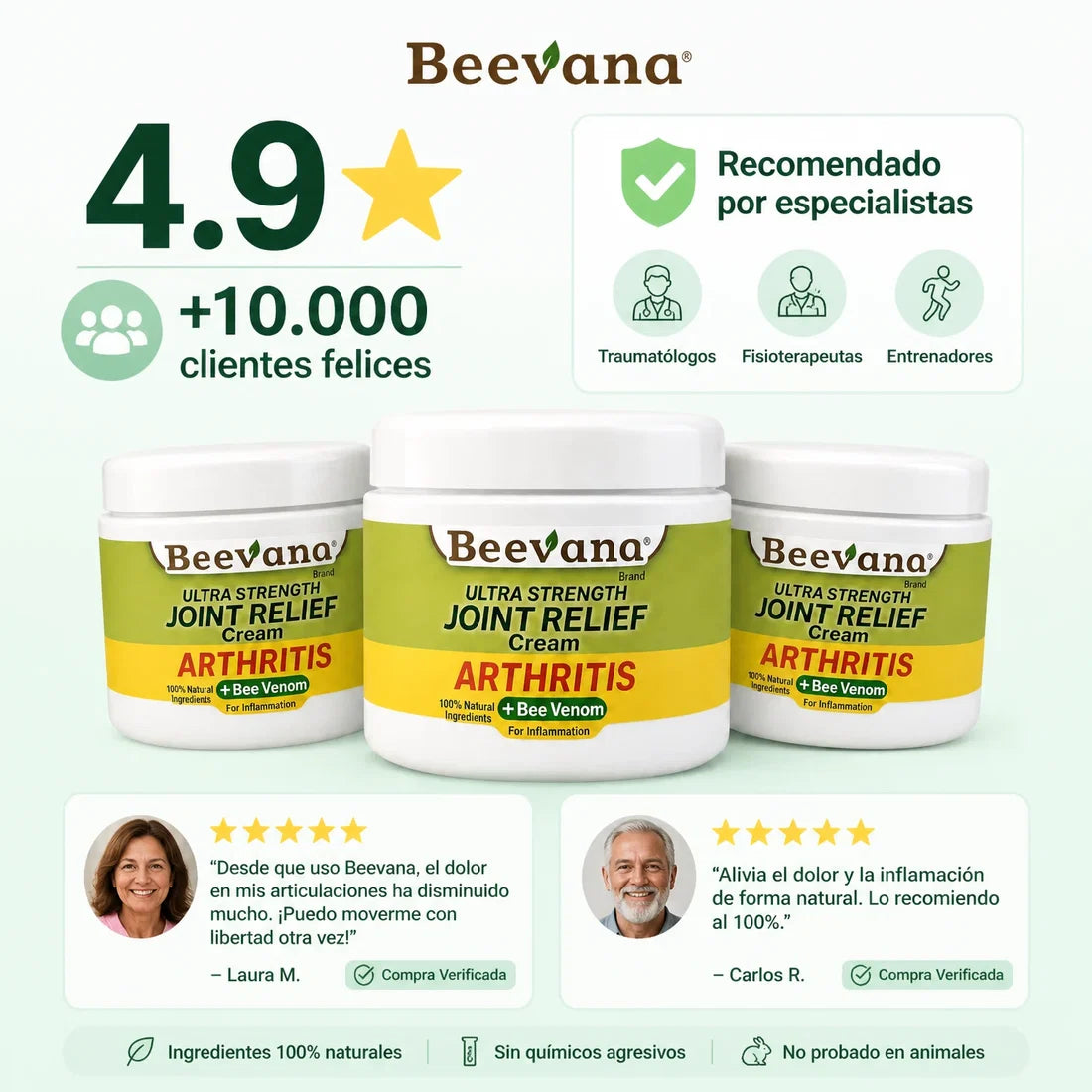 Beevana – Crema Natural Regeneradora para Articulaciones