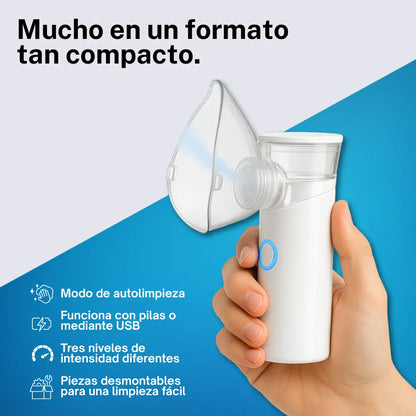 Nebula™ – Nebulizador Portátil Recargable para Adultos y Niños