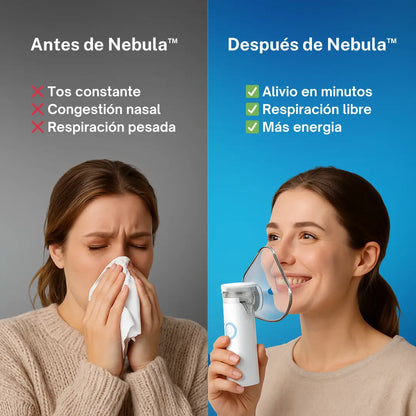 Nebula™ – Nebulizador Portátil Recargable para Adultos y Niños