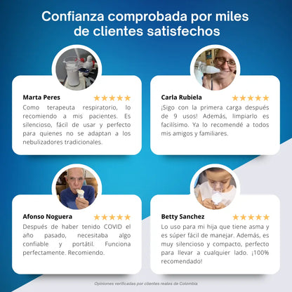 Nebula™ – Nebulizador Portátil Recargable para Adultos y Niños